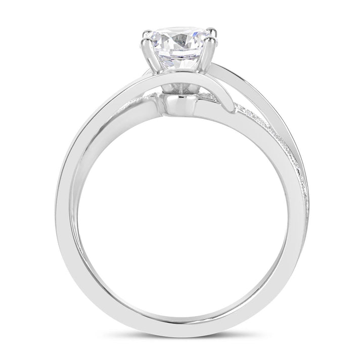 Modern Diamond Wedding Set - YJA0537R-B