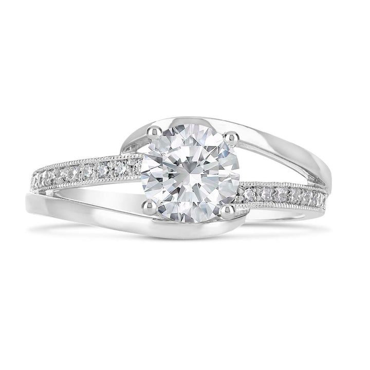 Modern Diamond Wedding Set - YJA0537R-B