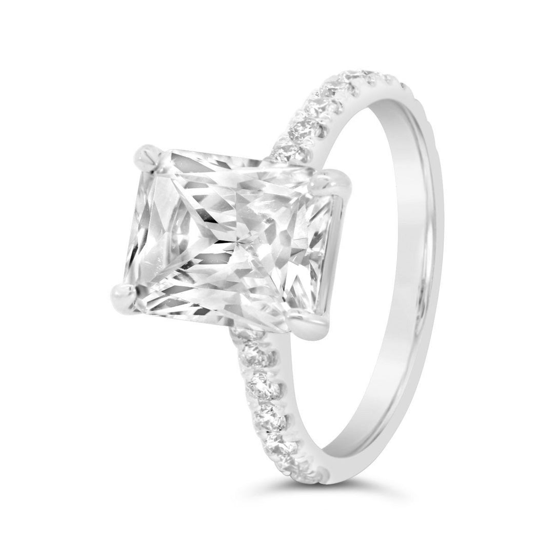 Pave Diamond Engagement Ring - MR99021