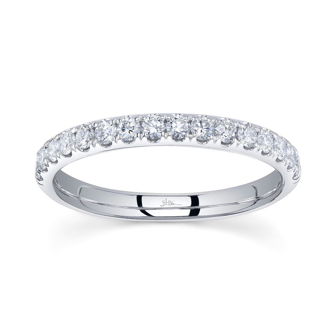Shy Creation 1/2 Way Set Diamond Band