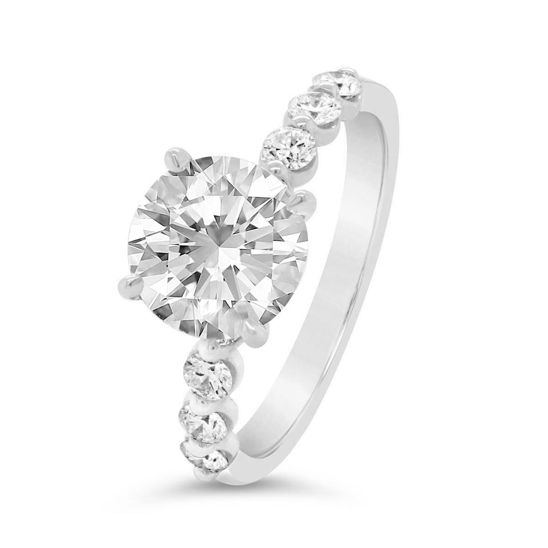 Spaced Out Diamonds Engagement Ring - YJC2600R