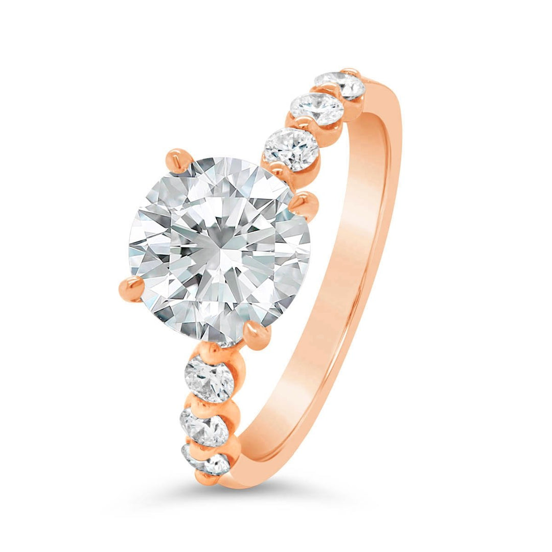 Spaced Out Diamonds Engagement Ring - YJC2600R