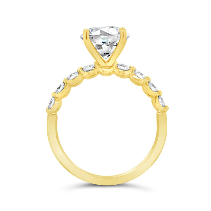 Spaced Out Diamonds Engagement Ring - YJC2600R