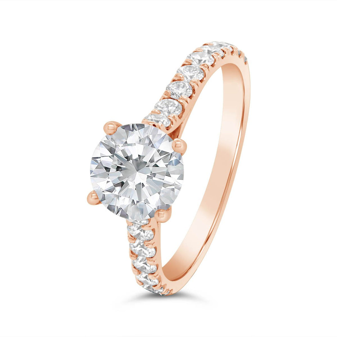 Pave Diamond Engagement Ring - ER7014W83J
