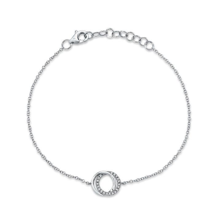 Shy Creation Diamon Love Knot Bracelet