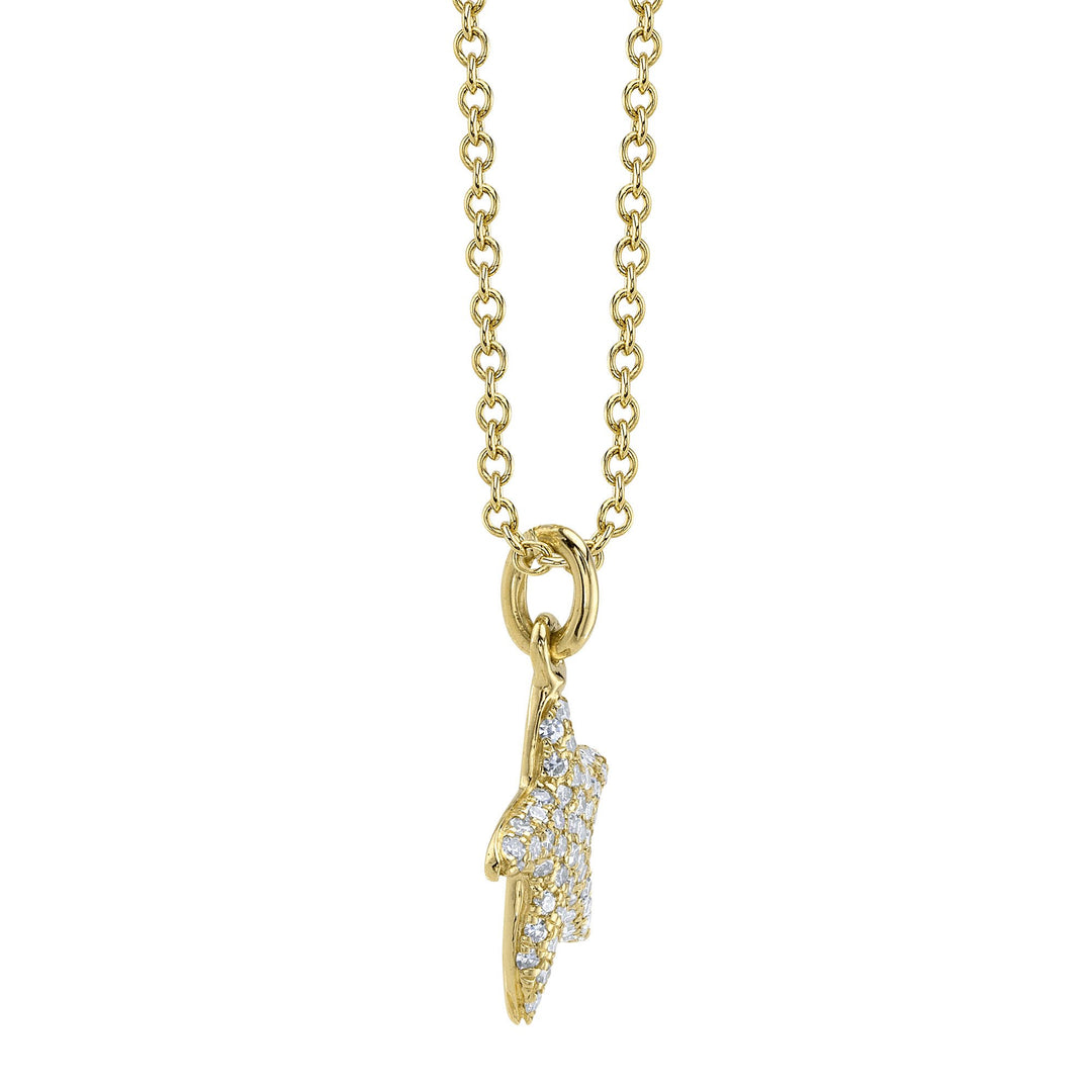 Shy Creation Diamond Starfish Necklace