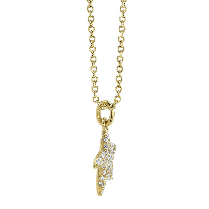 Shy Creation Diamond Starfish Necklace