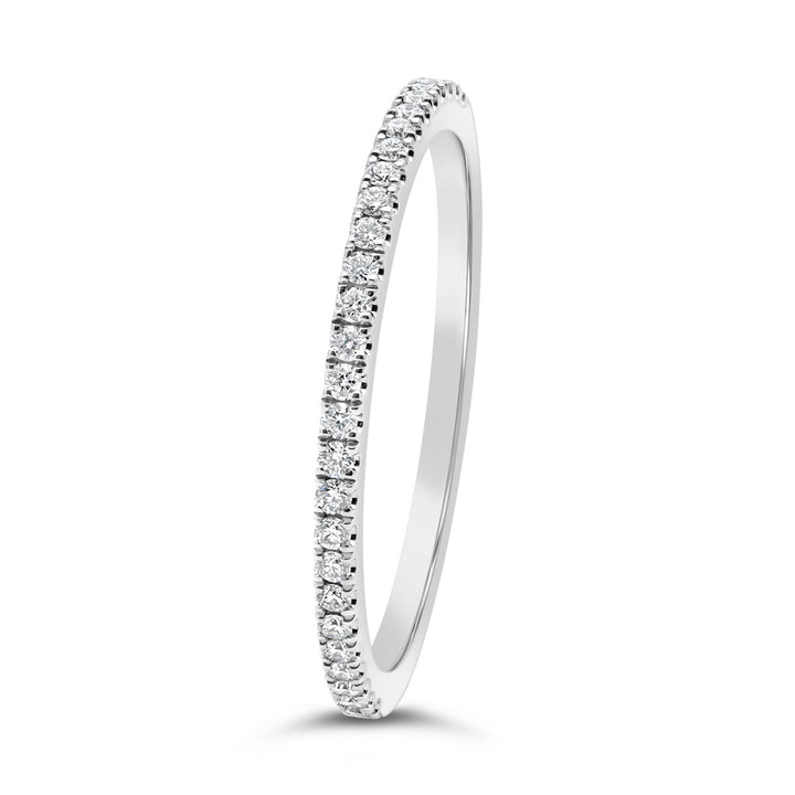 White Gold Diamond Band Set - YJA8098R