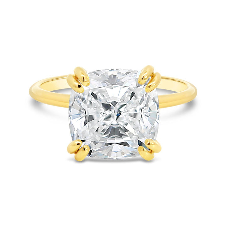 One Piece Casting Solitaire Diamond Engagement Ring - YJA7696R