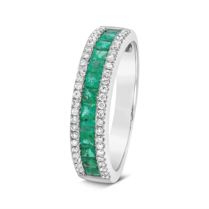 Diamond & Emerald Band - KR1003/EM