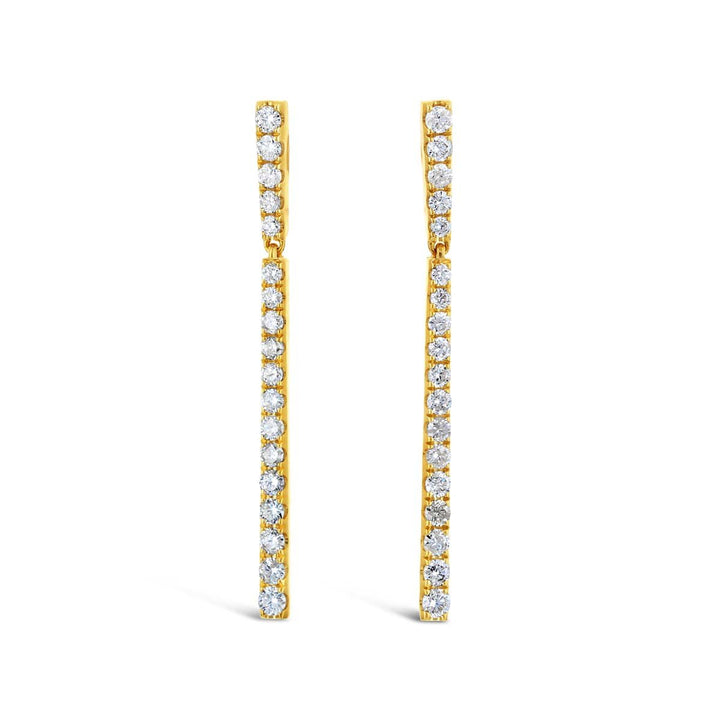 Diamond Dangle Earrings - 5EFE92