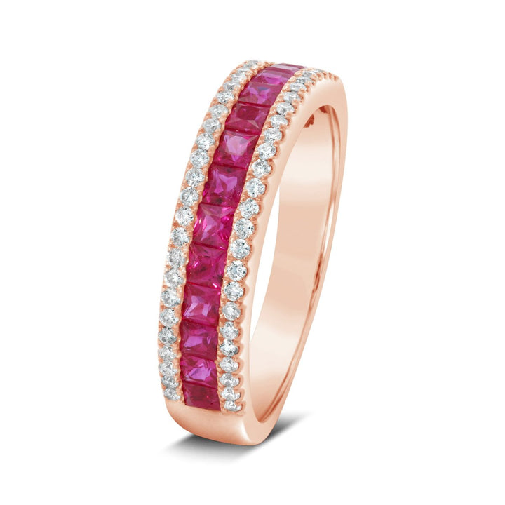 Diamond & Ruby Band - KR1003/RU