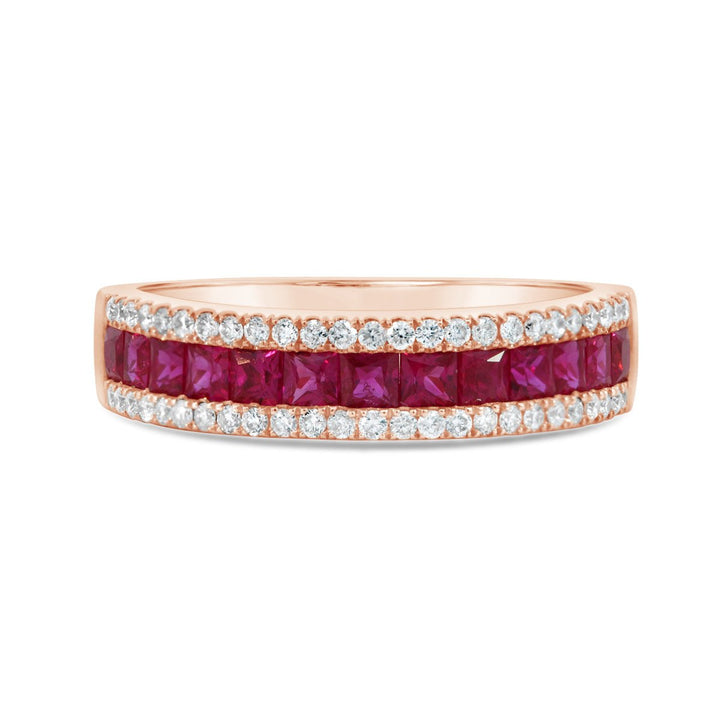 Diamond & Ruby Band - KR1003/RU