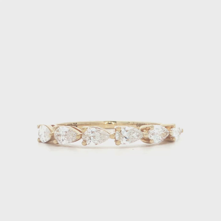 Pear Shape Diamond Band - 272586RY