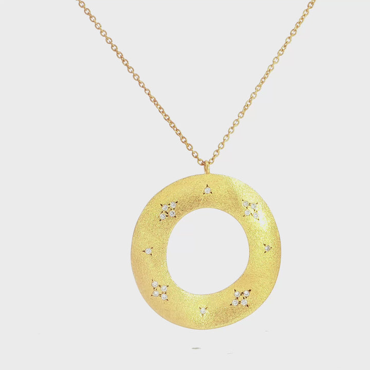 Marika Desert Gold Diamond Necklace - 6420