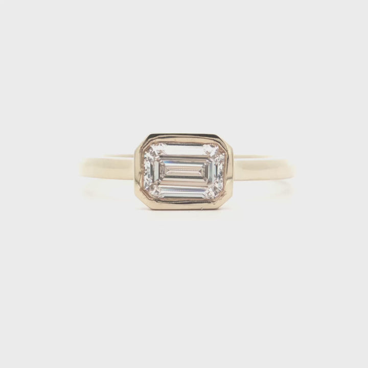 Bezel Set Lab. Grown Diamond Ring  - 251180RY