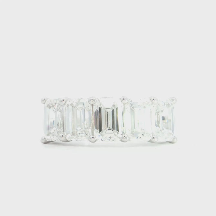 Emerald Cut Lab Grown Diamond Band - AV-1016LRC